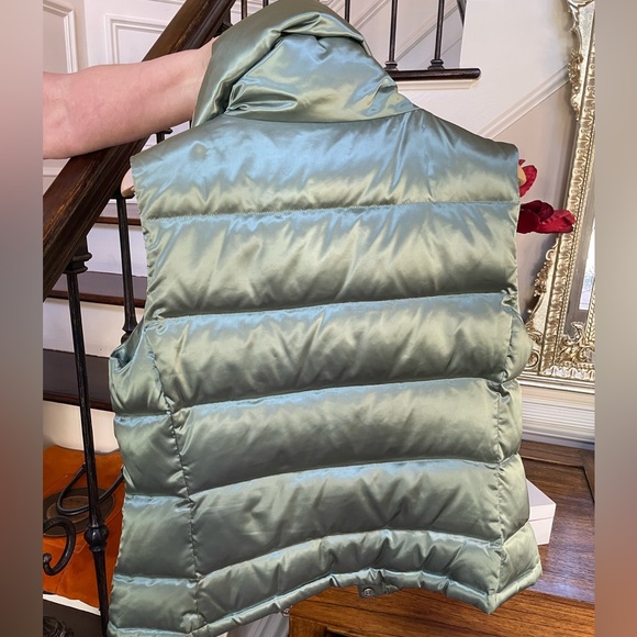 Talbots Puffer Vest in Seamist Green - Picture 3 of 3